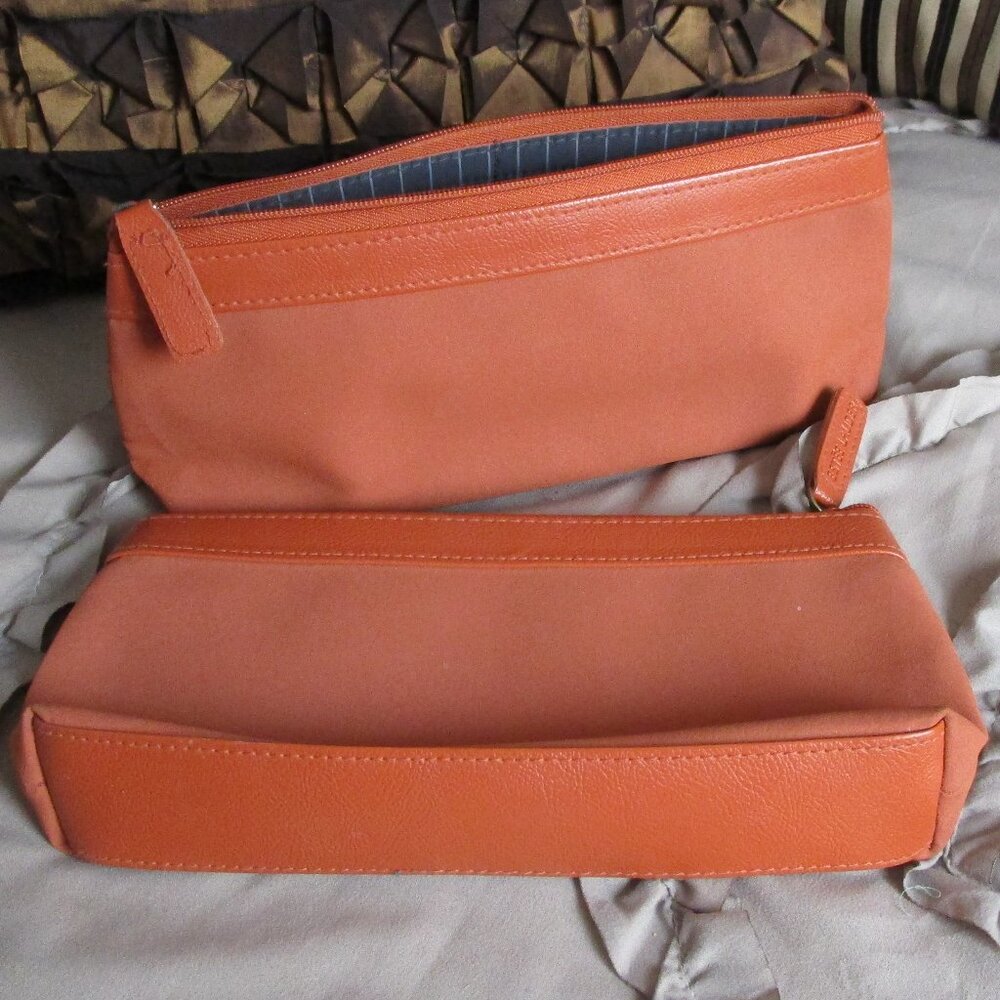 pair of small accessory pouches